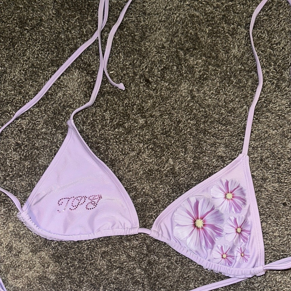 Lavender Floral Bikini set